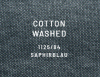 Cotton Wash Saphirblau84
